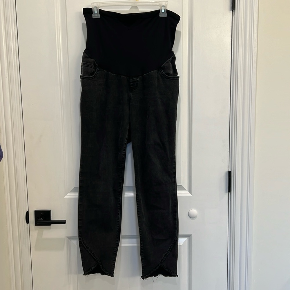 Indigo Blue Maternity Faded Black Jegging Size 2XL
